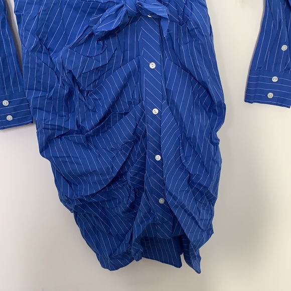 1. STATE Lady blue Button down dress - Picture 4 of 7